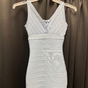 Katie J NYC Light Blue Tank V Neck Bandage Kids Small